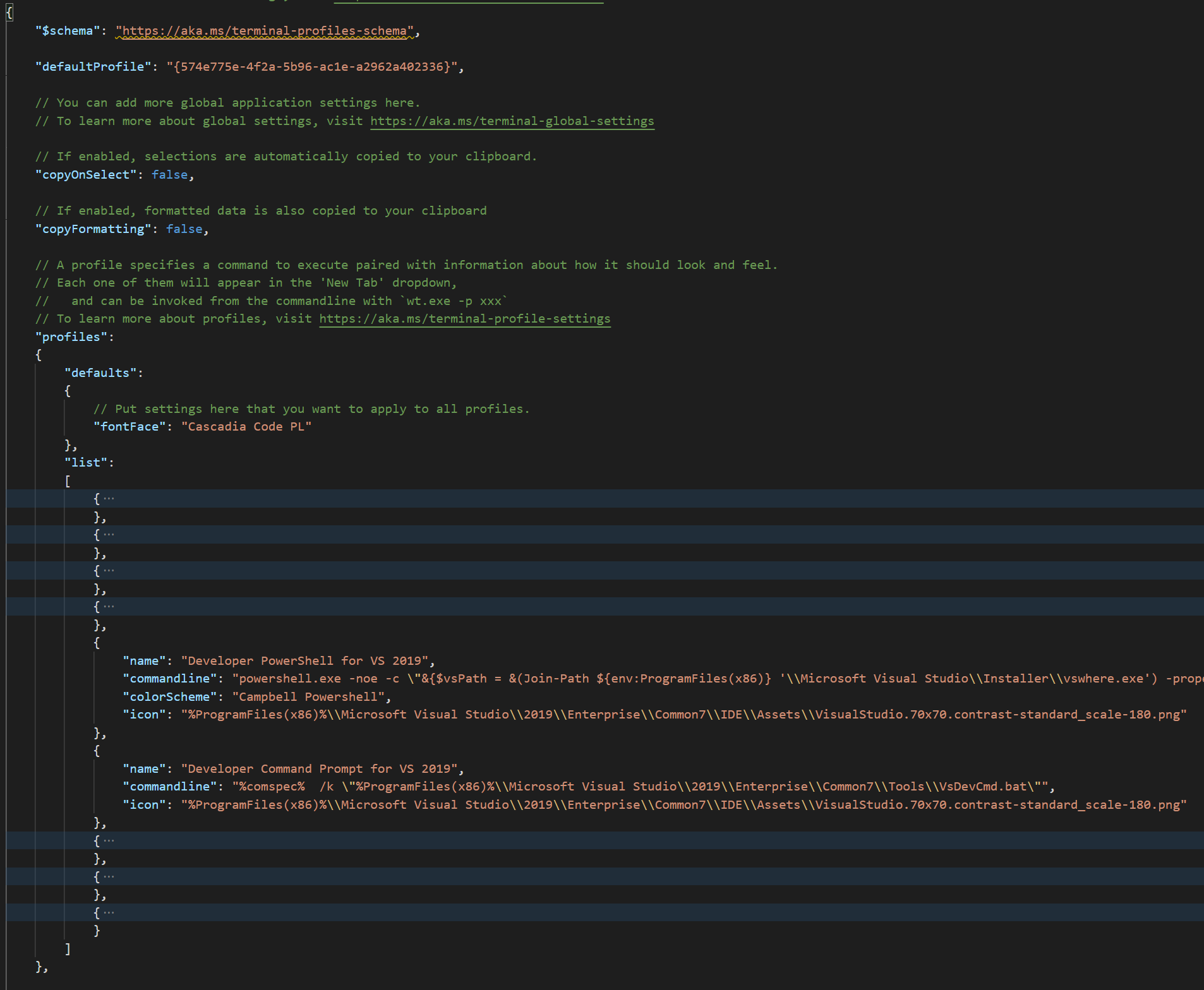 Add Developer PowerShell and Developer Command Prompt for Visual Studio to  Windows Terminal - Yannick Reekmans - Building things on Microsoft 365,  Dynamics 365, Power Platform and Azure