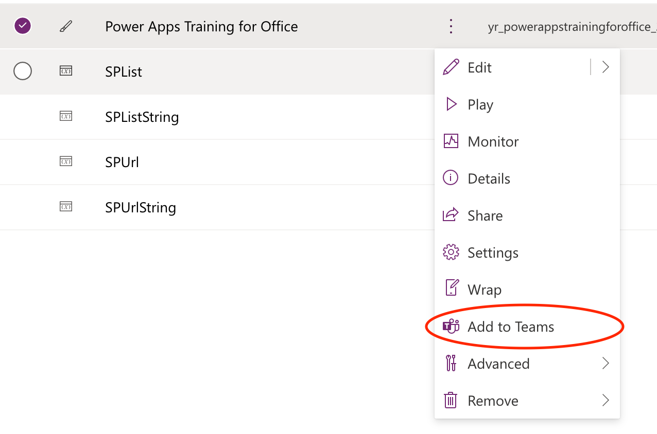 Use a Power Apps app in Microsoft Teams as a personal and/or channel tab